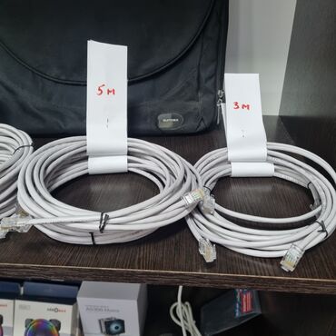 Другие комплектующие: Lan кабели, новые!