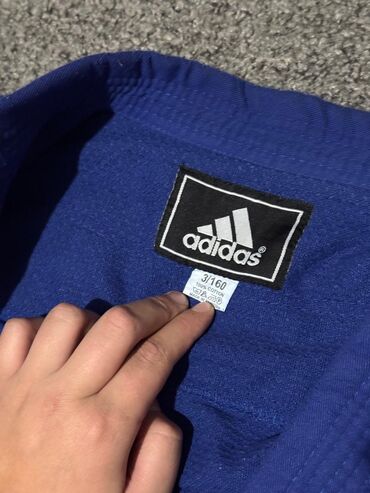 кимоно для дзюдо детское цена: Мужской спортивный костюм, 2XL (EU 44), Adidas, Б/у, цвет - Синий, Самовывоз