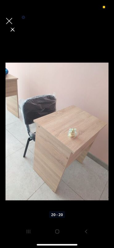 Ofis dəst mebeli: Yazi masasi 2 neferlik 40 azn Yazi masasi tek neferlik 30 azn. tek — 19