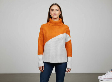 tanie swetry lumpeks: Indigo, Sweter damski, rozmiar S