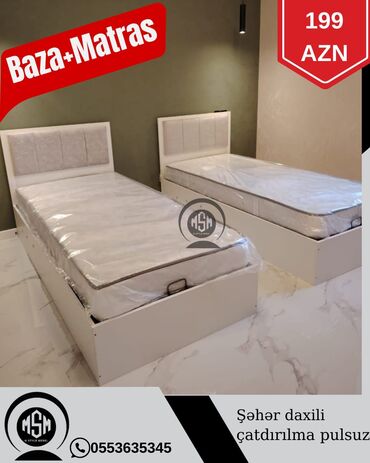 tek oturacaq: Tək nəfərlik çarpayılar endirimde çarpayı taxt yataq karvan matras