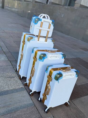 Чемоданы: Чемоданы фабрики "Kobe" - Материал ABC + полиэстер крепкая оболочка — 23