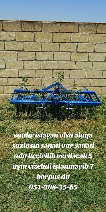 şam disk 16: Torpaq işləmə aləti – 7 korpuslu çizəlli kultivator - Üç nöqtəli asqı — 4
