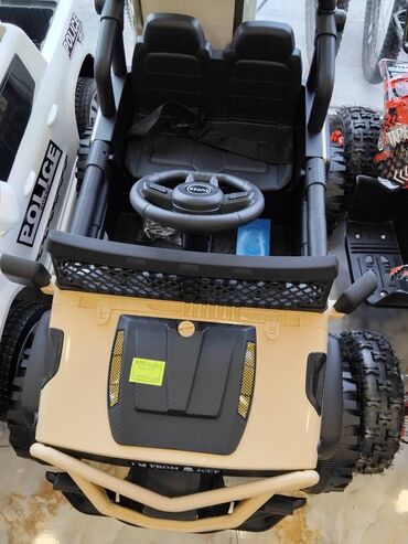 Uşaq üçün elektrik maşınları: 350 manatdan başlayan qiymetlərlə Həm fərdi həm də pultla 2 matorlu, 3 — 3