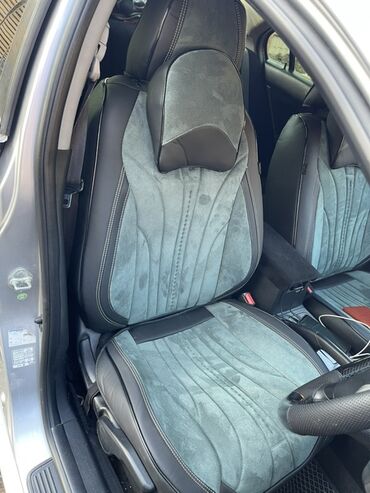 Чехлы и накидки на сиденья: Чехлы Экокожа, С подушкой, цвет - Серый, Honda — 9