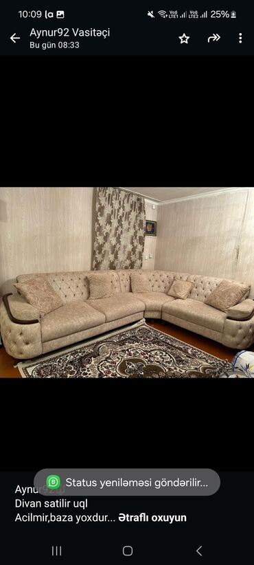 divan alisi: Угловой диван