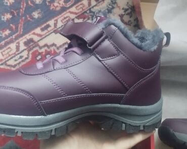 сапоги на каблуках: Сапоги, 40, цвет - Фиолетовый, Fashion