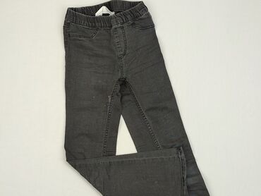 mango regina jeans: Spodnie jeansowe, H&M, 7 lat, 116/122, stan - Dobry