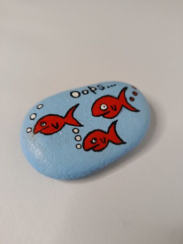 Şəkillər, tablolar: Роспись на натуральном камне, выполненная вручную акриловыми красками — 30