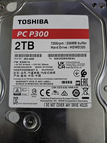 тошиба ноутбук: Накопитель, Б/у, Toshiba, HDD, 2 ТБ, 2.5", Для ПК