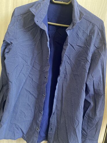 мужские рубашки синие: Рубашка L (EU 40), цвет - Синий