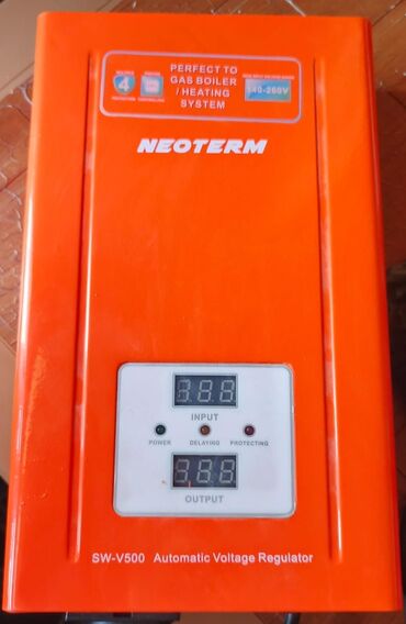 Alçipan: NEOTERM SW‑V500 Avtomatik Gərginlik Tənzimləyicisi Işlənməyib - Qaz