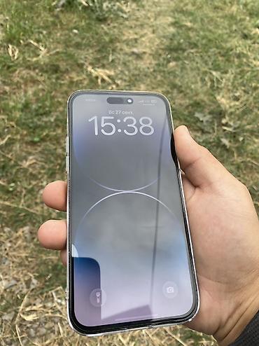 телефон бишкек самсунг: IPhone 14 Pro Max, Колдонулган, 256 ГБ, Black Titanium, Коргоочу айнек, Каптама, 100 % — 2