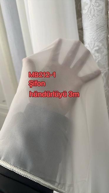 sap: Model: AXP0239A (2, 3, 4) Təsvir: - Zərif tül pərdə parçası – şəffaf — 4