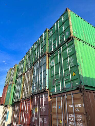 20 tonluq konteyner: Konteyner 12 metir topdan və pərakəndə satışı var Hər ölçüdə dəmir