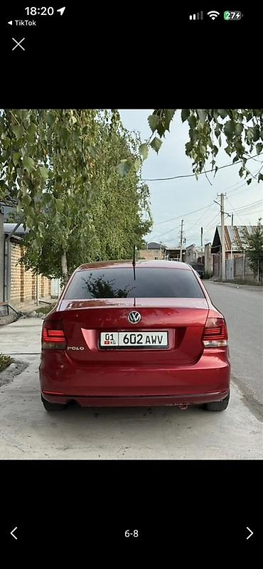 фф ак урдо: Volkswagen Polo: 2016 г., 1.6 л, Автомат, Бензин, Седан — 7