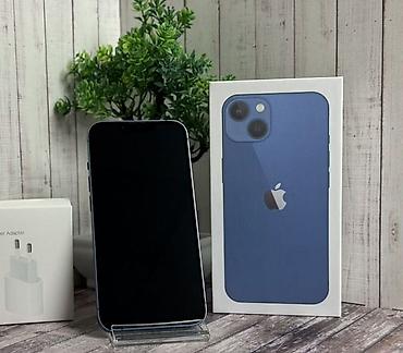 iphone 13 min: IPhone 13, Б/у, 128 ГБ, Синий, Зарядное устройство, 84 % — 2