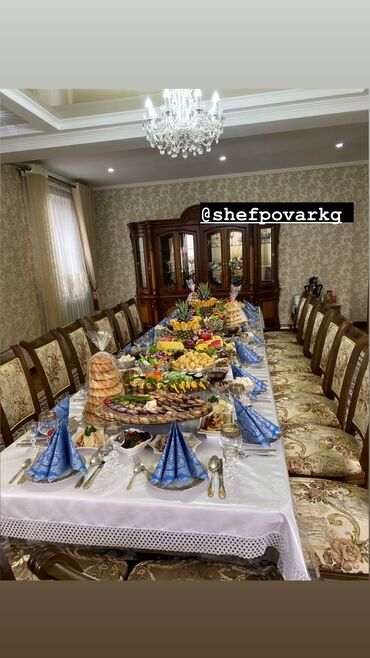 Выездные банкеты: Выездные банкеты | Повара | Фуршетный стол at lalafo.kg — 4 Выездные банкеты: Выездные банкеты | Повара | Фуршетный стол — 4