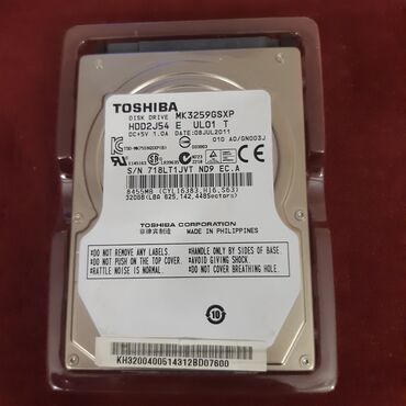 жёсткий диск 2: Накопитель, Б/у, Toshiba, HDD, 512 ГБ, 3.5", Для ноутбука