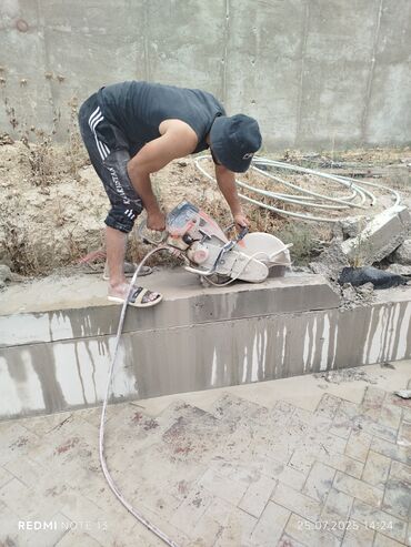 Beton işləri: Səssiz tozsuz səliqəli kəsim. Beton katlavan monolit kubik -da lalafo.az — 8 Beton işləri: Səssiz tozsuz səliqəli kəsim. Beton katlavan monolit kubik — 8