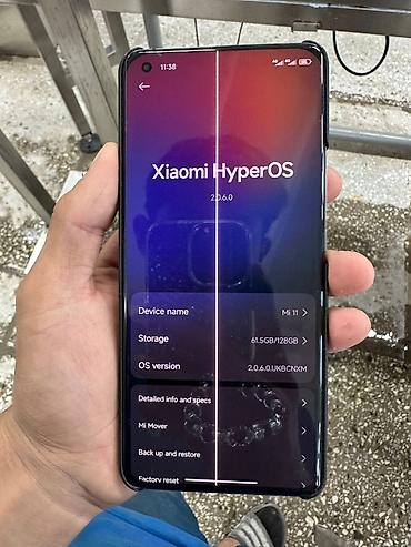 обмен на поко х3 про: Xiaomi, Mi 11, Б/у, 128 ГБ, цвет - Черный, 2 SIM — 5