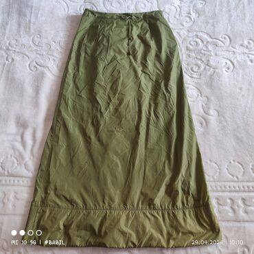 женские юбки с запахом: S (EU 36), цвет - Зеленый