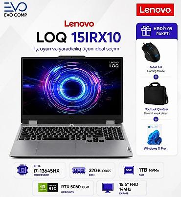lenovo ideapad gaming 3: Noutbuk Lenovo LOQ 15IRX10 83JE018BRK Lenovo LOQ 15IRX10 83JE018BRK — 1
