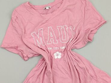 różowe neonowy t shirty damskie: T-shirt, Clockhouse, L, stan - Dobry