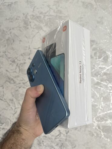 redmi note 1: Redmi Note 13, 128 ГБ, цвет - Синий, Сенсорный, Отпечаток пальца, Face ID