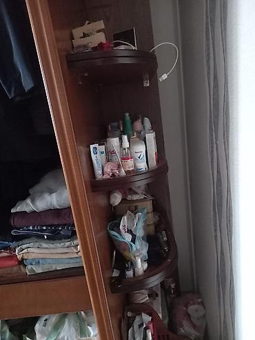 hamam ucun aksessuarlar: Yeni, 2 qapılı, Güzgülü, Qəhvəyi, Taxta, Kupe, Düz dolab — 4