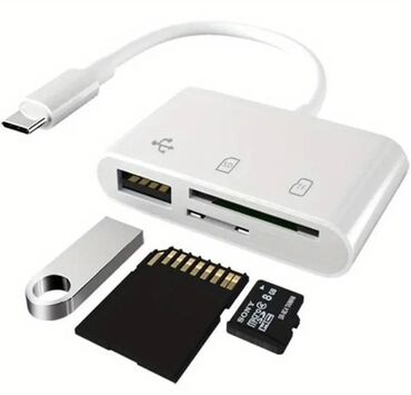 adapter sa tri ulaza: Usb hub c-port Usb hub sa c-portom od prikljcaka poseduje sd,micro