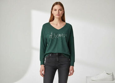 bluza z bykiem: Boohoo, Women`s sweatshirt, size XS
