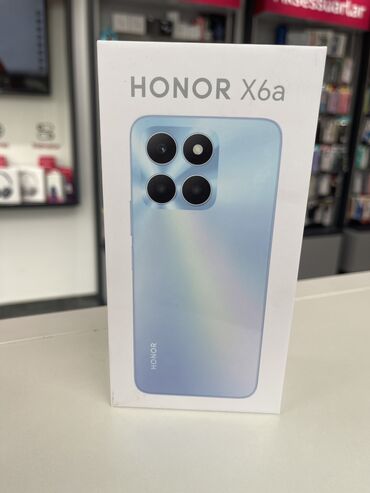 rayonlara kreditle telefon: Honor X6a, 128 GB, rəng - Qara