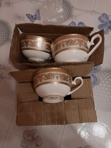 Fincanlar: Fincanlar, rəng - Qızılı — 1