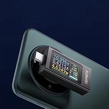 Ostali alati i mašine: KWS-X1 Digitalni Voltmetar DC 3.3-36V 0-12A T-NOVO. KOWSI KWS-X1 USB — 4