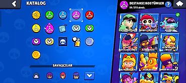 brawl stars 2: Brawl Stars hesabı – yüksək səviyyəli kolleksiya və zəngin kostümler — 4