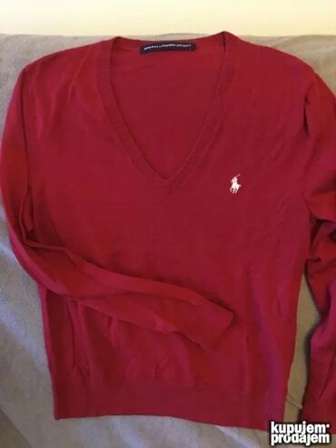 Džemperi: Džemper, M, L, XL, Ralph Lauren, bоја - Crvena, Vuna — 6