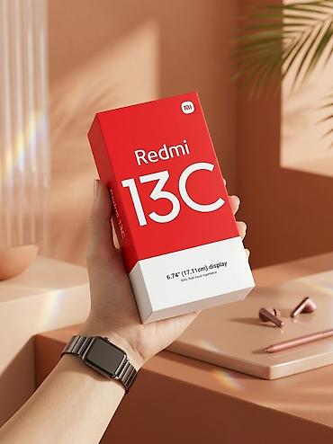 android box: Redmi, Redmi 13C, Новый, 256 ГБ, цвет - Черный, 2 SIM — 2