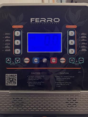 islenmis velosiped satisi: Ferro Sport Equipment qaçış trenajoru - Güclü elektrikli qaçış yolı — 3