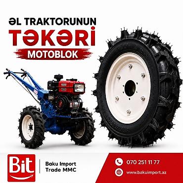 təkərli: Motoblok üçün əl traktorunun təkəri - Tip: Motoblok/əl traktoru üçün — 1