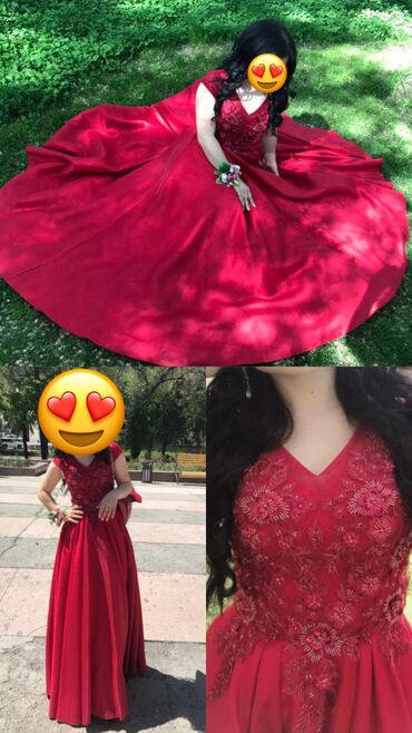 красное платье длина миди: Цвет - Красный