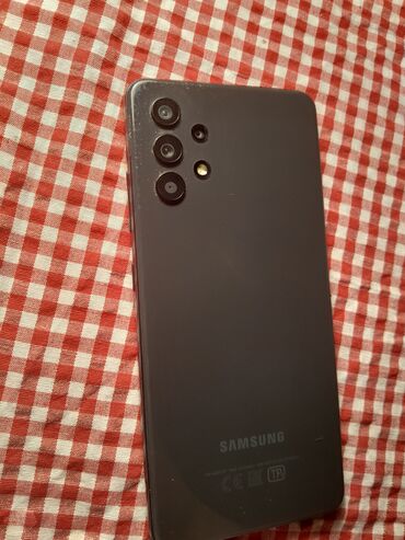 samsung c130: Samsung Galaxy A32, 128 GB, rəng - Boz, Face ID, Sensor