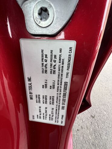 Tesla: Tesla Model 3: 2019 г., 5.5 л, Автомат, Электромобиль, Седан — 13