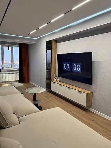 Продажа квартир: 2 комнаты, 61 м², Кок-Жар мкр 9 этаж, Дизайнерский ремонт — 2