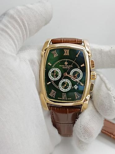 Aksesuarlar: Patek Philippe Geneve kişi saatı – klassik tonno (yastıq formalı) — 2