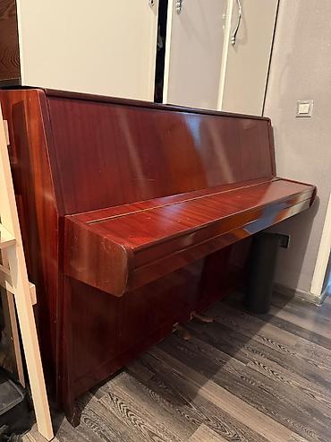Спорт и хобби: Upright pianino – Юность ) modeli - Korpus: parlaq tünd qəhvəyi taxta — 6