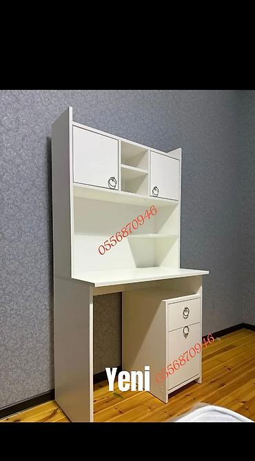 ofis ucun stol: Oğlan və qız üçün, Yeni, Siyirməli, Yazı masası, Stulsuz — 5