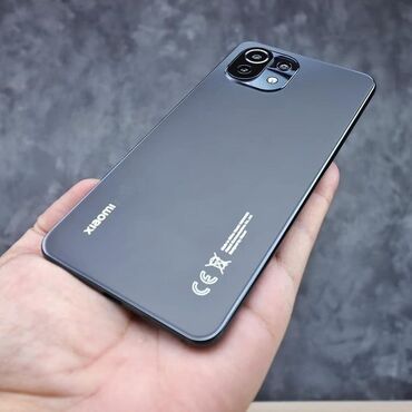 кол саат телефон: Xiaomi, Mi 11 Lite, 128 ГБ, түсү - Боз