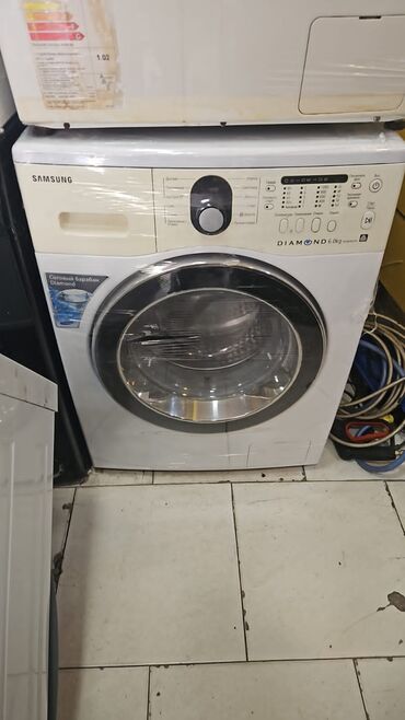 Paltaryuyan maşınlar: Paltaryuyan maşın Samsung, 6 kq, Avtomat, Qurutmasız, Kredit yoxdur