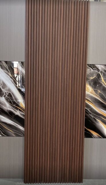 Tapete: Dekorativni zidni panel sa rebrastom površinom, idealan za unutrašnju — 2